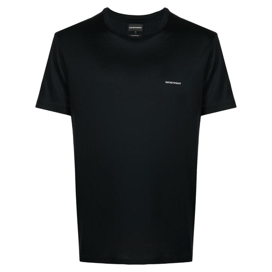 Emporio Armani T-shirts and Polos Blue Topwear Emporio Armani