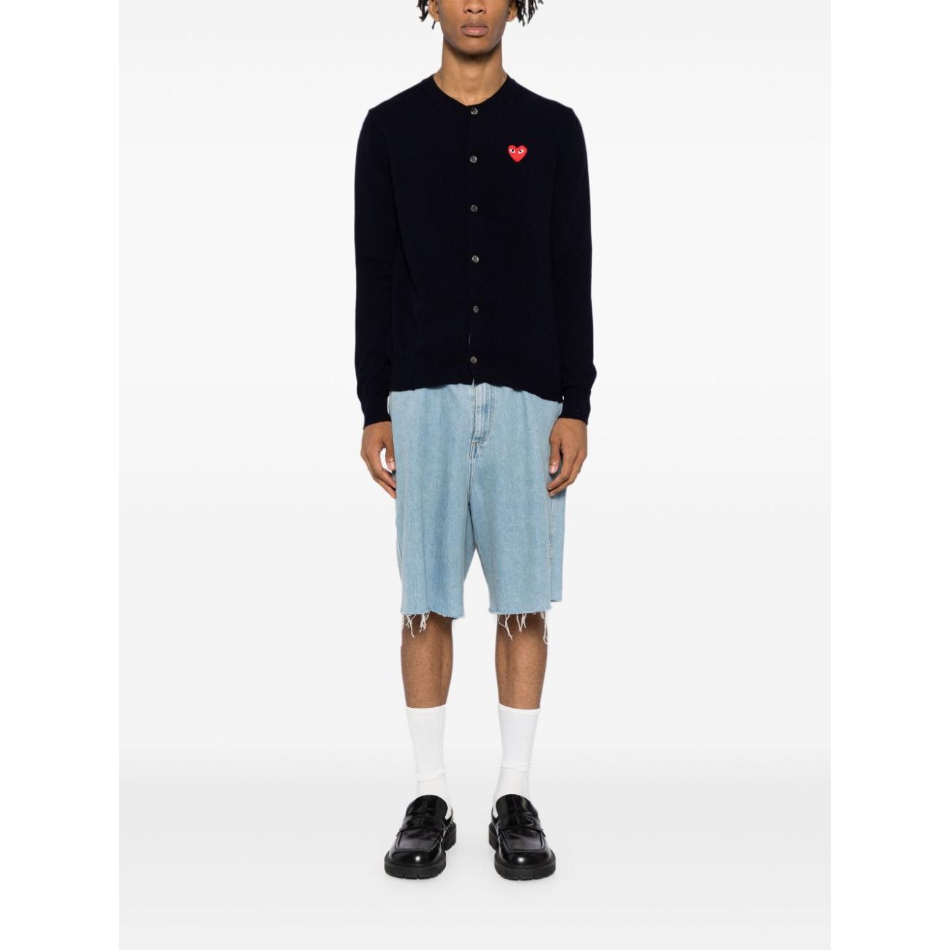 Comme des Garcons Sweaters Blue Topwear Comme Des Garcons