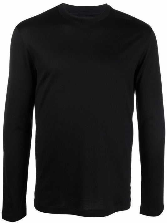 Emporio Armani ASV sweater in black Topwear Emporio Armani