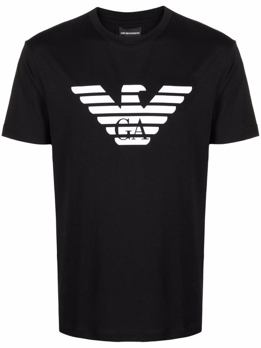 Emporio Armani cotton jersey t-shirt with logo print Topwear Emporio Armani