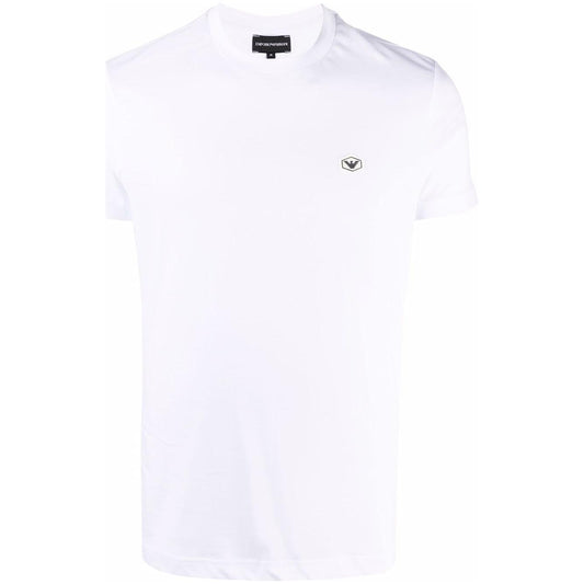 Emporio Armani logo patch short-sleeved T-shirt Topwear Emporio Armani