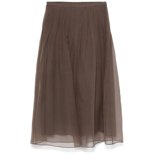 Brunello Cucinelli Skirts Brown Skirts Brunello Cucinelli