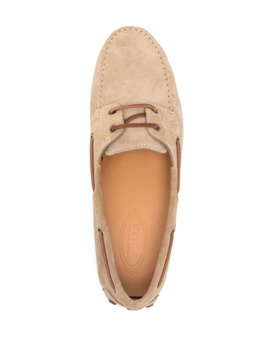 Tod's Flat shoes Beige Moccasins Tod'S