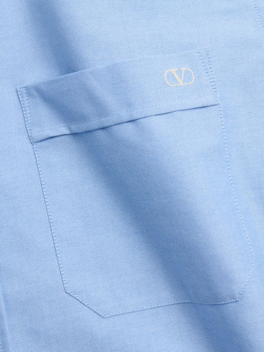 Valentino Shirts Clear Blue Shirts Valentino