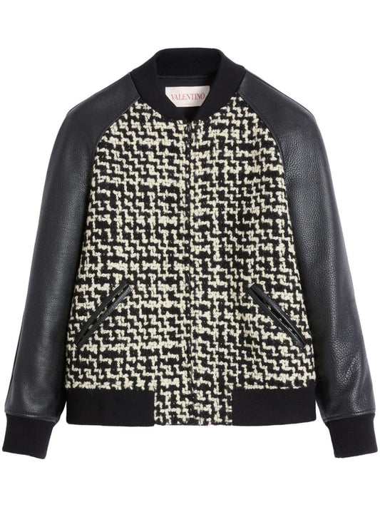 Valentino leather tweed Coats Ivory Jackets Valentino