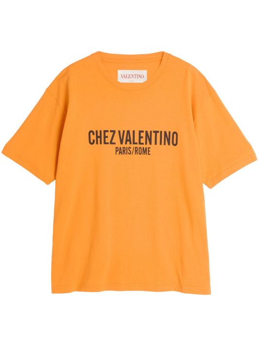 Valentino T-shirts and Polos Orange Topwear Valentino