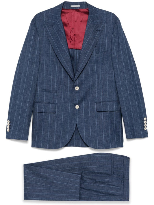 Brunello Cucinelli Suit Blue Suits Brunello Cucinelli