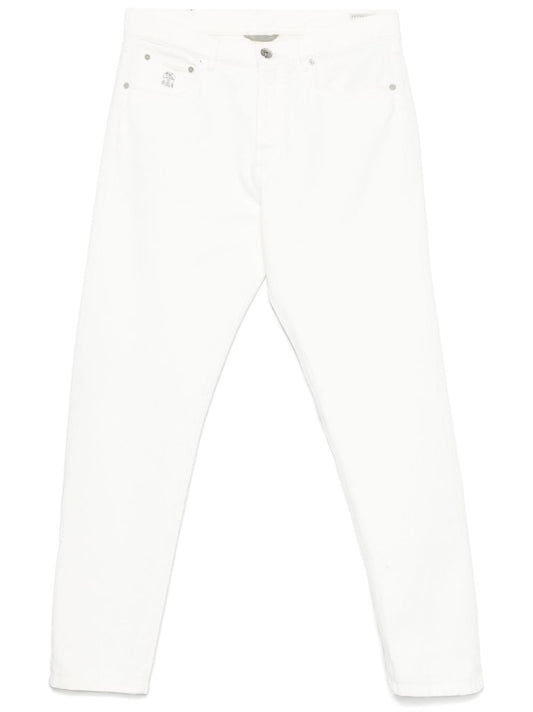 Brunello Cucinelli Jeans White Jeans Brunello Cucinelli