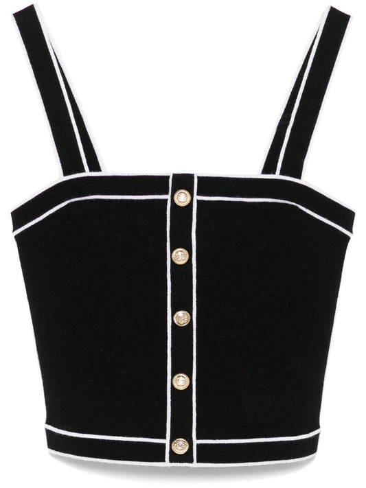 Alice + Olivia Top Black Topwear Alice + Olivia