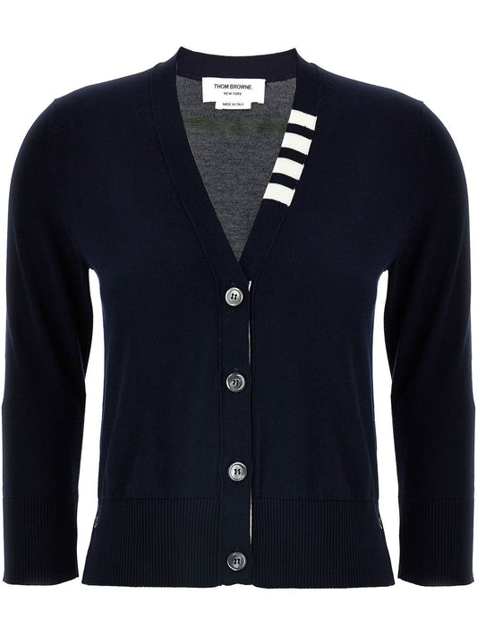 Thom Browne Sweaters Blue Topwear Thom Browne