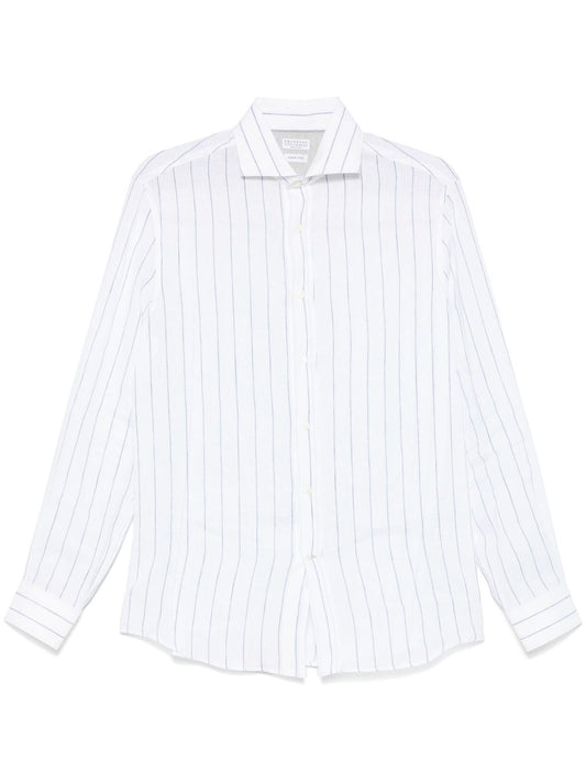 Brunello Cucinelli Shirts White Shirts Brunello Cucinelli