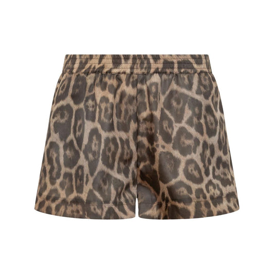 Stella McCartney leopard print shorts Short trousers Stella McCartney