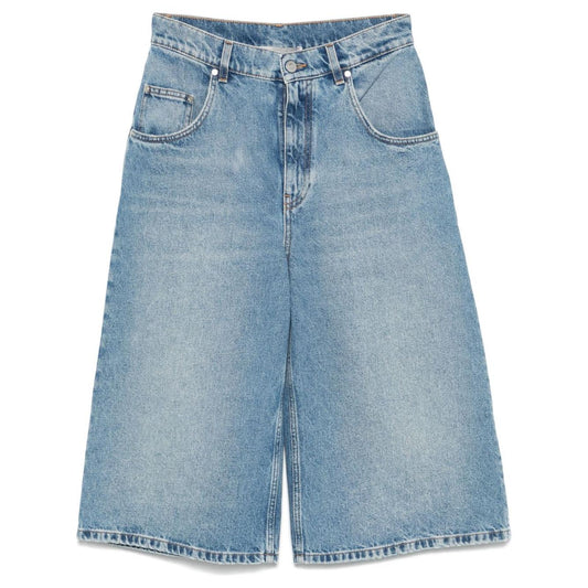 Stella McCartney cotton denim bermuda shorts Short trousers Stella McCartney