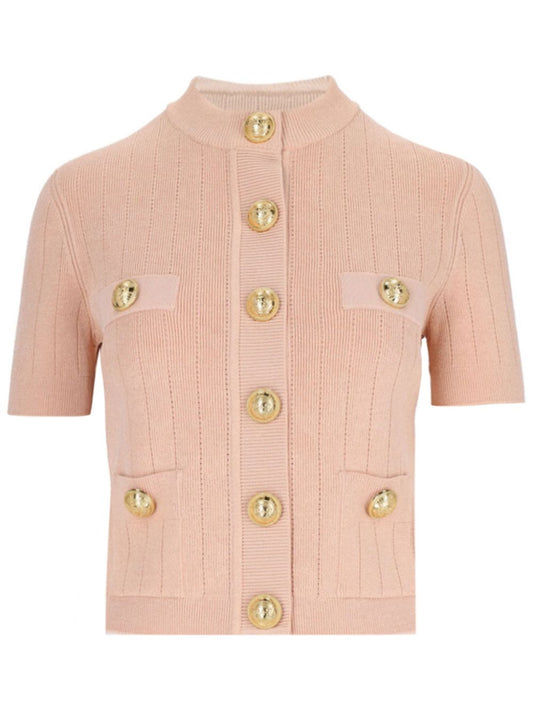 Balmain four pocket cropped cardigan Topwear Balmain