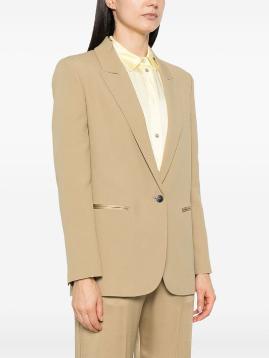 Forte Forte crepe single-breasted blazer Jackets Forte Forte