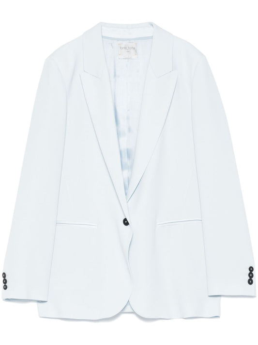 Forte Forte crepe single-breasted blazer Jackets Forte Forte