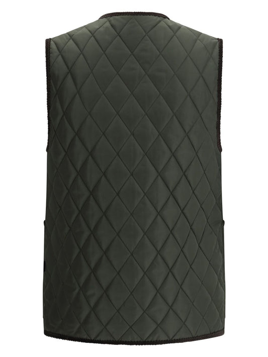 Burberry diamond-quilted sleeveless jacket Topwear Burberry