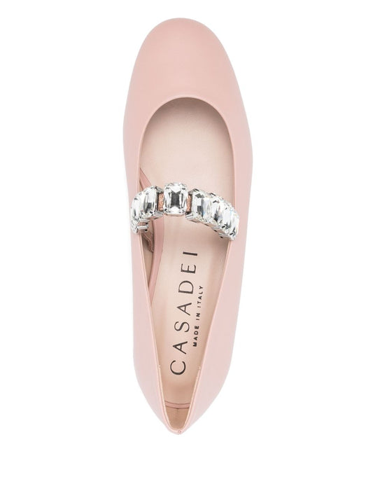 Casadei Flat shoes Pink Flat Shoes Casadei