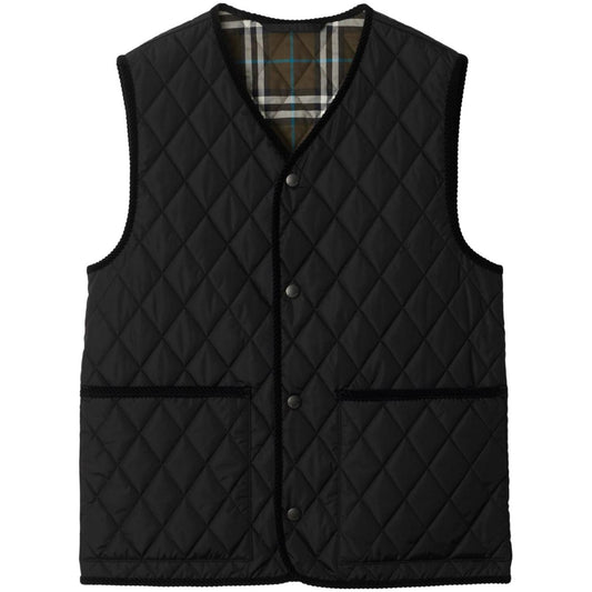 Burberry Nylon quilted sleeveless jacket Topwear Burberry