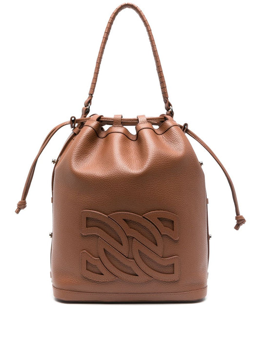 Casadei Bags.. Leather Brown Shoulder Casadei