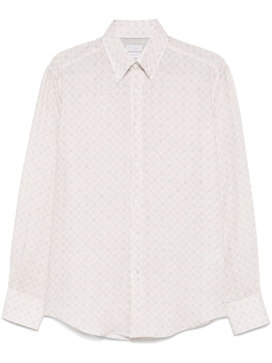 Brunello Cucinelli printed shirt Shirts Brunello Cucinelli