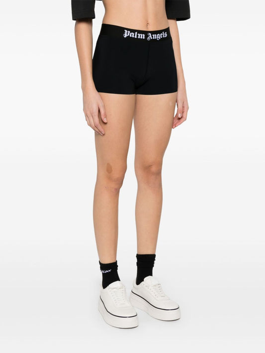 Palm Angels Logo Sports Shorts