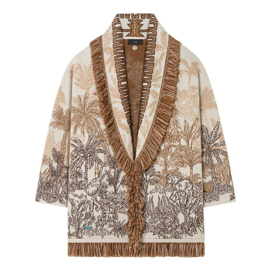 Alanui Jungle Toile De Jouy Cardigan