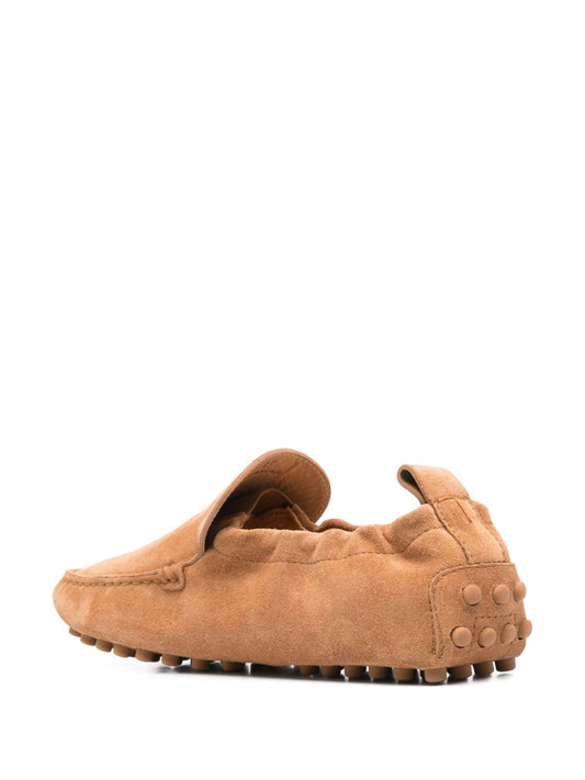 Tod's Flat shoes Camel Moccasins Tod'S