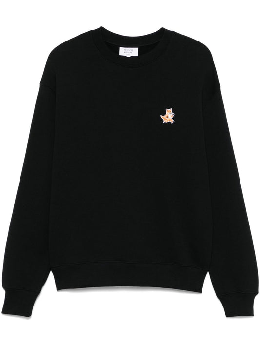 Maison Kitsune speedy fox patch comfort sweatshirt