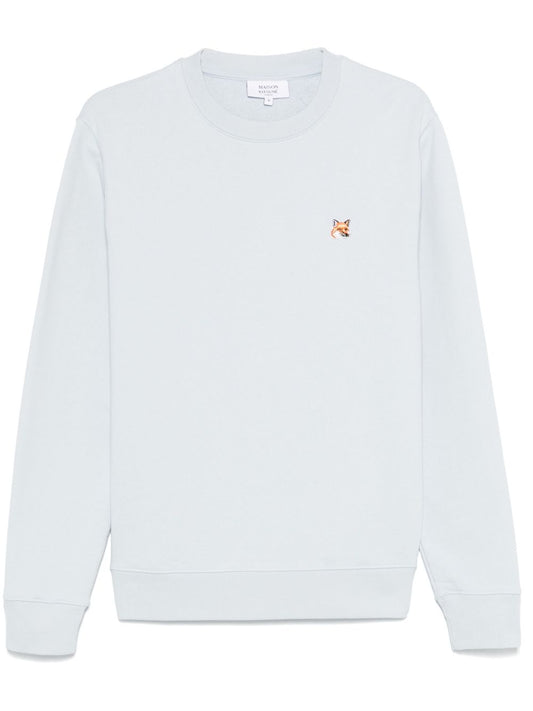 Maison Kitsune fox head-patch sweatshirt