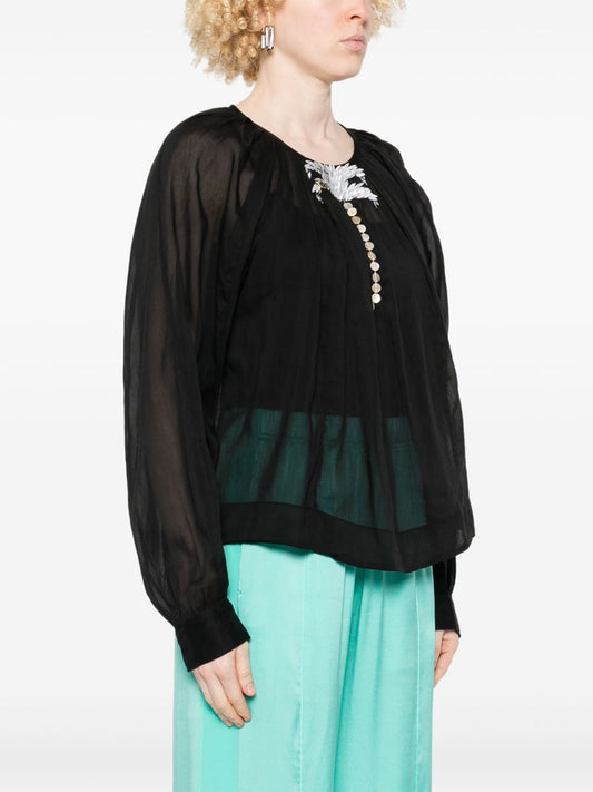 Forte Forte bead-embellished blouse