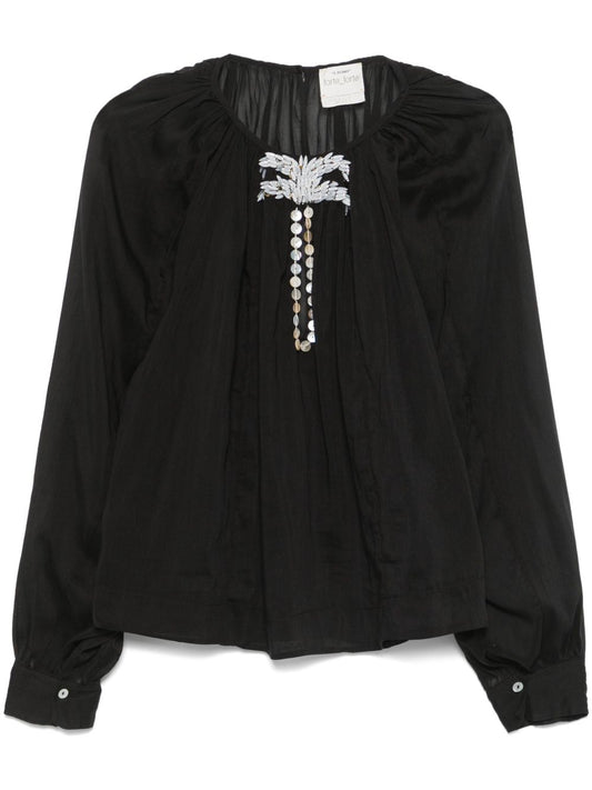 Forte Forte bead-embellished blouse