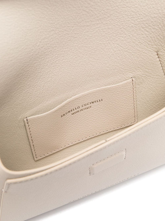 Brunello Cucinelli Bags.. Ivory Clutches Brunello Cucinelli