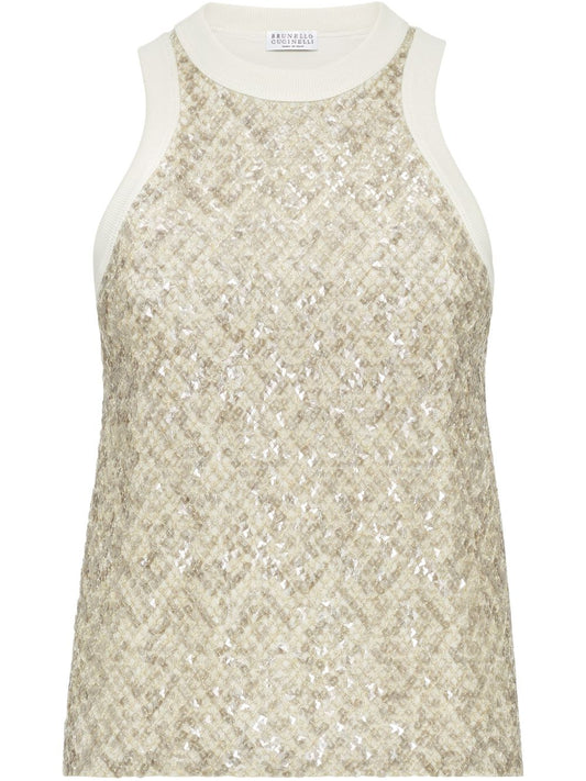 Brunello Cucinelli Jersey Tank Top