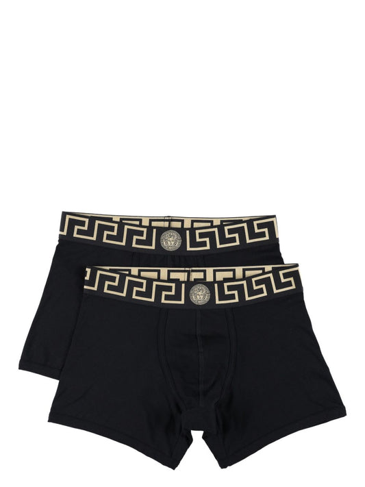 Versace Greca Border long boxers Beachwear & underwear Versace