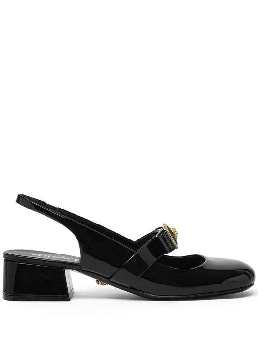 Versace With Heel Black Medium Heel Versace