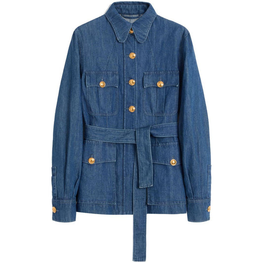 Valentino Sahariana denim jacket