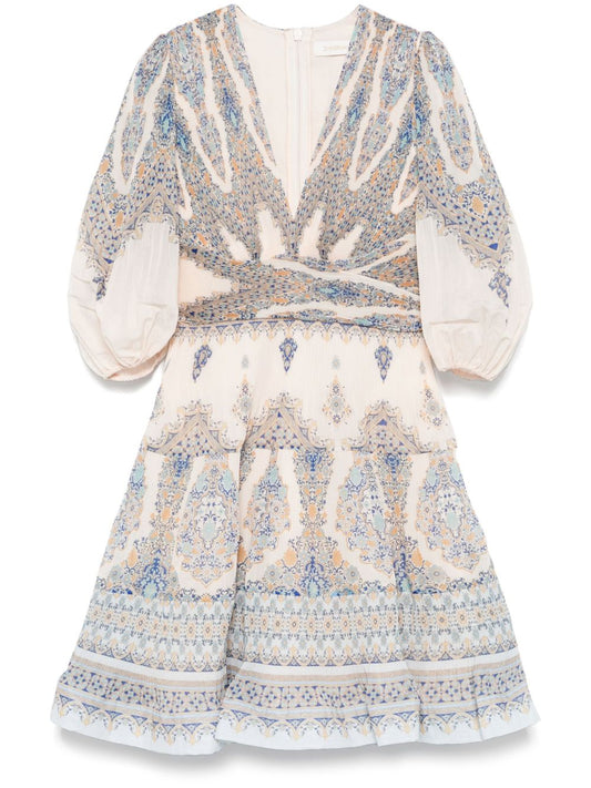 Zimmermann pleated mini dress