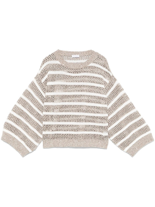 Brunello Cucinelli striped sweater Topwear Brunello Cucinelli