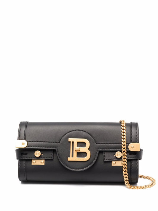 Balmain B-Buzz 23 Clutch Bag Black Clutches Balmain