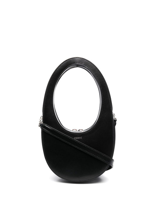 Coperni Swipe Mini leather shoulder bag in Black Shoulder Coperni