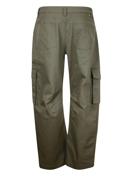 Golden Goose green cotton Cargo pants Trousers Golden Goose