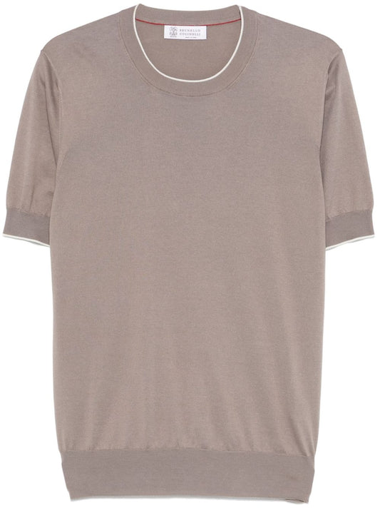 Brunello Cucinelli fine-knit T-shirt