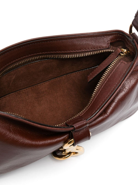 Chloè Kerala 25 Shoulder Bag In Soft Leather Brown Shoulder Chloè