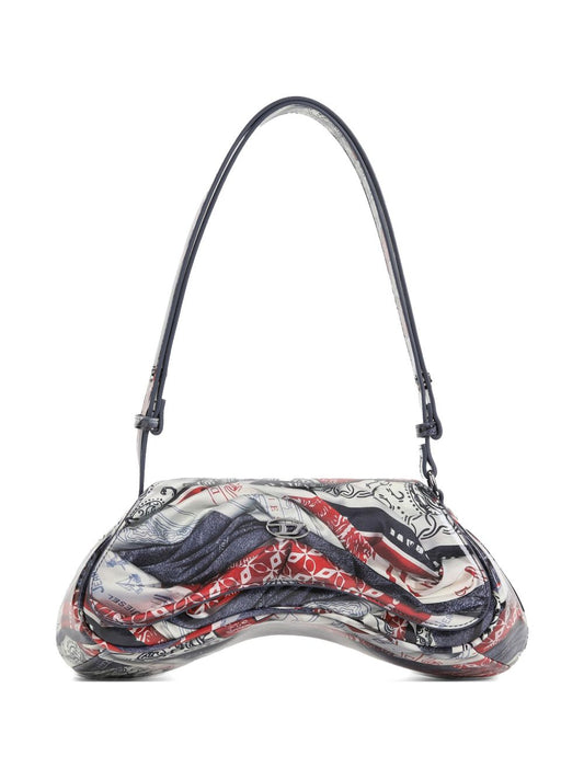 Diesel Play shoulder Bag In Printed Gloss MultiColour Shoulder Diesel