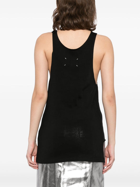 Maison Margiela Black tank top Topwear Maison Margiela