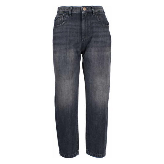 Yes Zee "Black Cotton Women High-Waisted Jean" Yes Zee