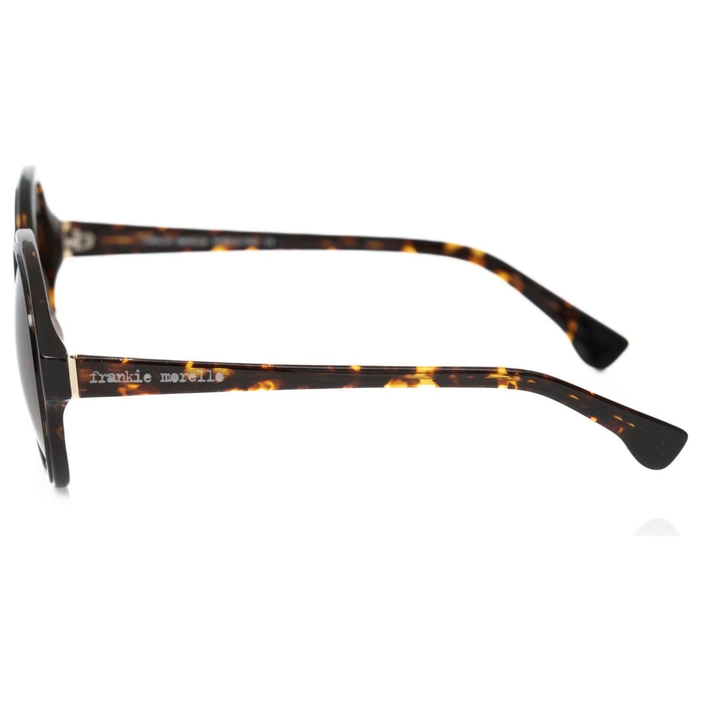 Frankie Morello Black Acetate Women Sunglass Frankie Morello