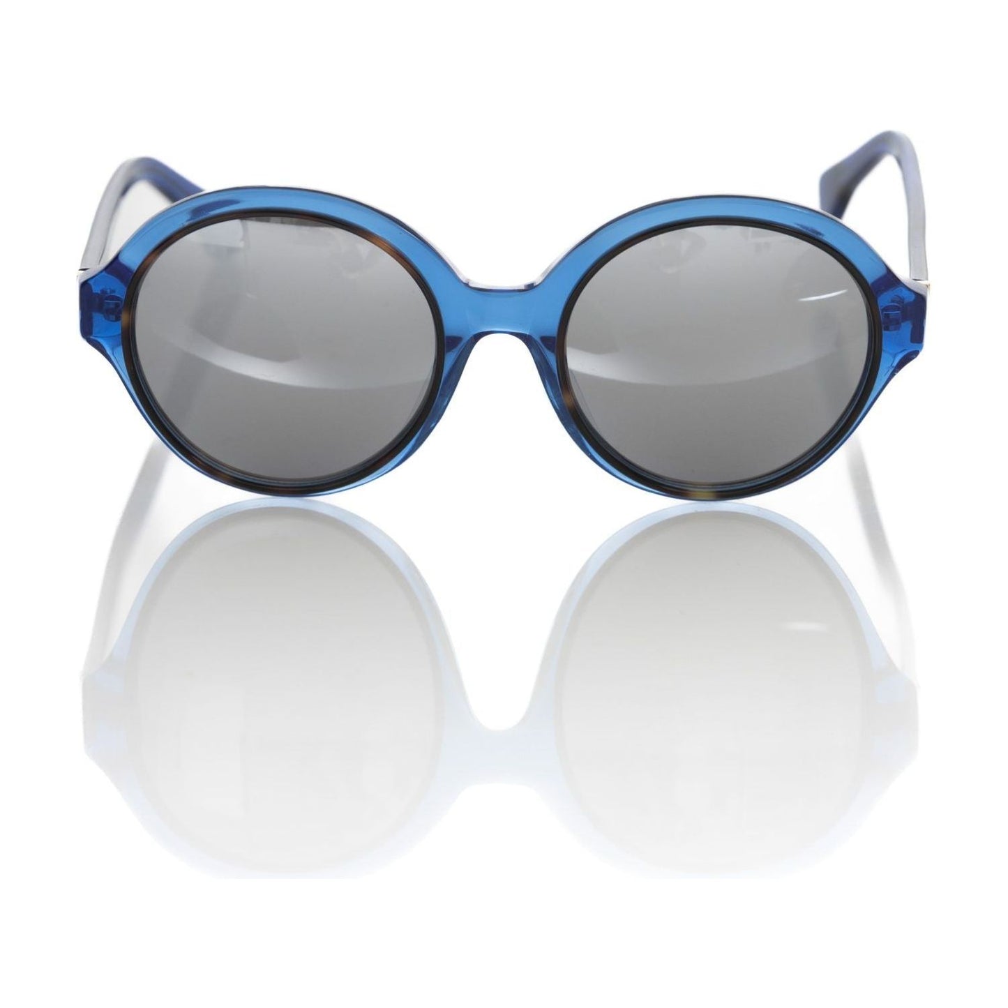 Frankie Morello Blue Acetate Women Sunglasses Frankie Morello