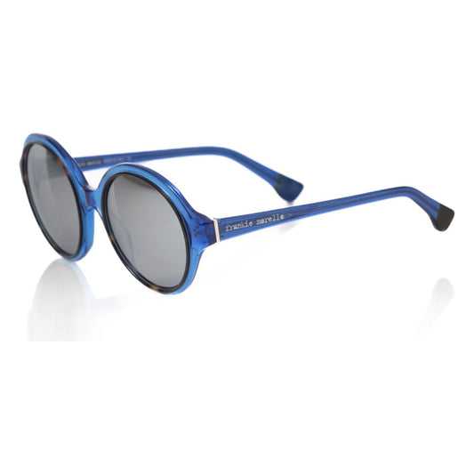 Frankie Morello Blue Acetate Women Sunglass Frankie Morello